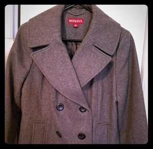 Double breasted peacoat